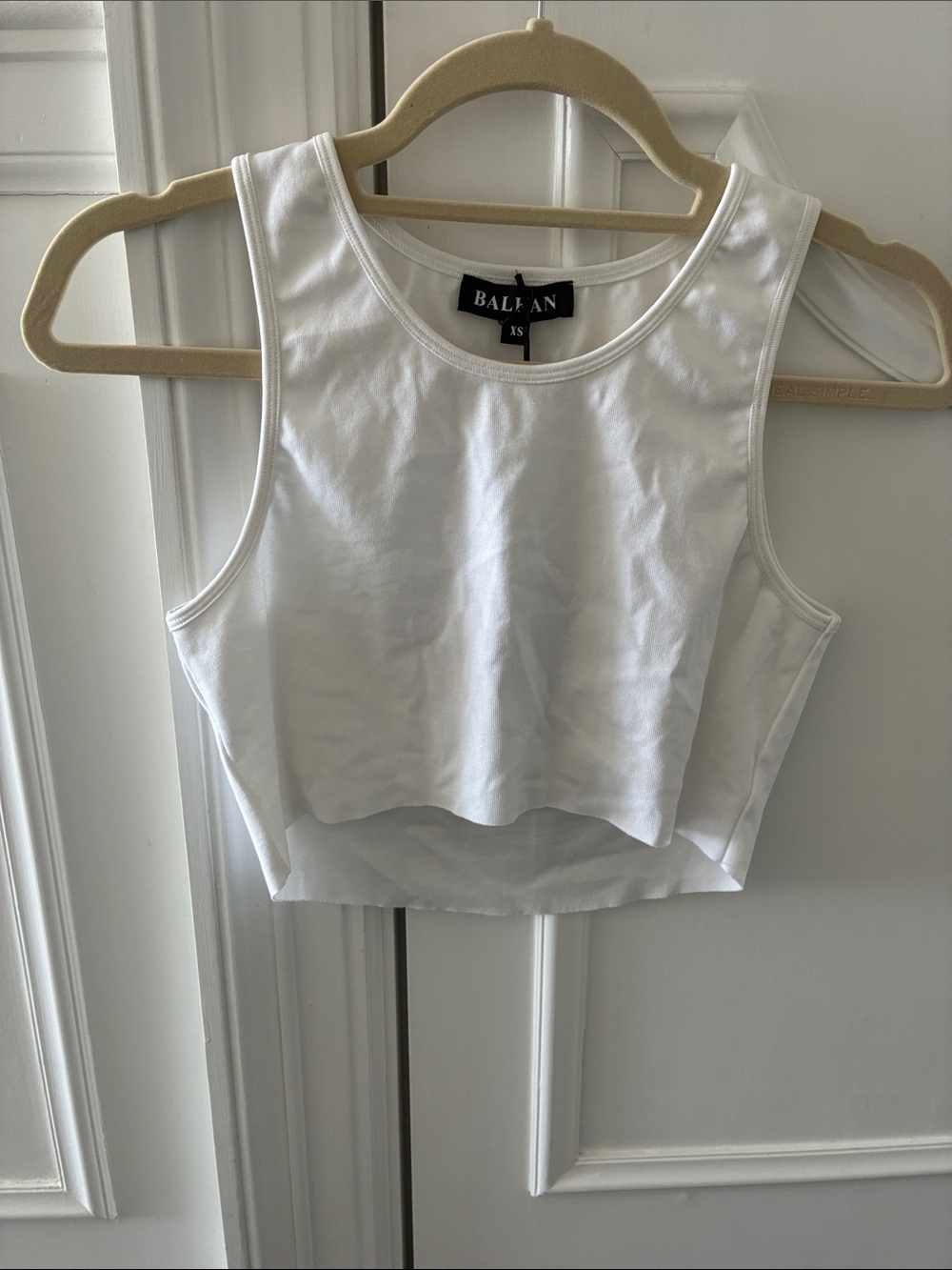 White Cropped Tank *NWT*